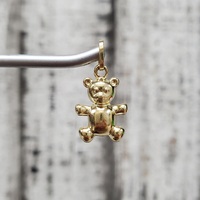 14K Teddy Bear Pendant