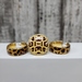 18K Animal Print Ring + Earrings