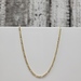22" 14K Solid Figaro Link Necklace