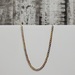 24" 14K TriColor Curb Link Necklace