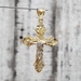 14K Crucifix Cross Jesus Religious Pendant