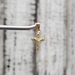 14K Small CZ Crucifix Cross Jesus Religious Pendant