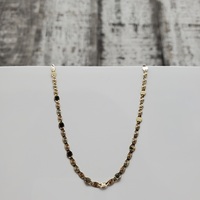 20" 14K TriColor Valentino Link Necklace