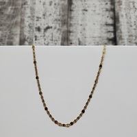 18.25" 14K TriColor Valentino Link Necklace