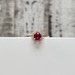 14K Synth Ruby + CZ Ring
