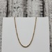 22.5" 10K Rope Chain Necklace