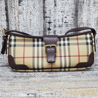 Burberry Brown Buckle Shoulder Bag
