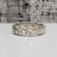 14K Eternity Band Diamond Ring 