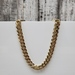 24" 14K Semi Solid Cuban Link Necklace w/ CZ Clasp
