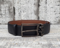 Salvatore Ferragamo Men's Gancini Reversible Leather Belt