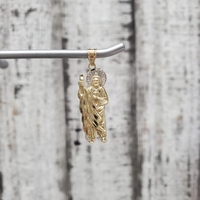 14K St. Jude / San Judas Tadeo Pendant