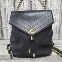 Chanel V-Stitch Coco Mark Backpack