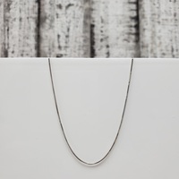 18.75" 14K Box Link Necklace