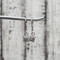14K Diamond Dangle Earrings