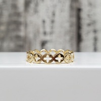14K Fancy Design Band Ring
