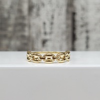 14K "Puffy Gucci Style" Design Band Ring 