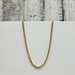 16" 14K Solid Figaro Link Necklace