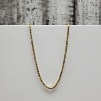 16" 14K Box Link Necklace 