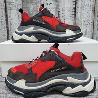 Balenciaga Triple S Red Black Size 8