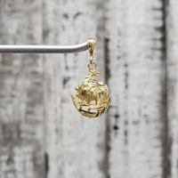 10K Noahs Ark Religious Pendant