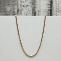 16.25" 14K Solid Cuban Link Necklace