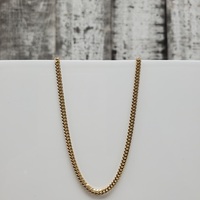 20" 14K Solid Cuban Link Necklace