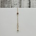 14K Red Evil Eye Bracelet w/ Clear Bead