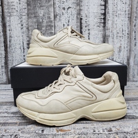Gucci Rhyton Distressed Sneakers Size 9.5