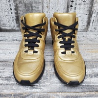 Chanel CC High Top Gold Size 44 