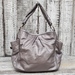 Silver Coach Shoulder Bag