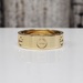 14K Screw Design Band Ring