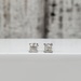 14K Diamond Stud Earrings w/ Friction Backs