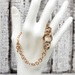 8" 14K Circle Design Diamond Bracelet