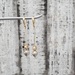 14K TriColor Fancy Dangle Bead Earrings