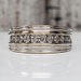 14K Diamond Milgrain Band Ring