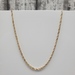 18" 14K Twisty Rope Necklace