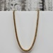 24.25" 10K Rounded Wheat Chain Necklace