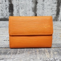 Orange Louis Vuitton Epi Ludlow Mandarin Wallet 
