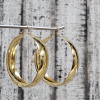 14K Large Hoop Earrings