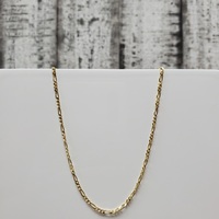 20" 14K Solid Figaro Necklace