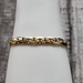 7.75" 14K Semi-Solid Fancy Link Necklace