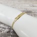 6" 14K Curb Link ID Bracelet