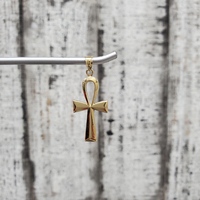 14K Ankh Religious Pendant