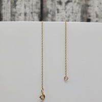 18" 14K Thin Chain Necklace 