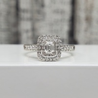 14K Diamond Ring