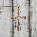 14K Fancy Design Cross Pendant