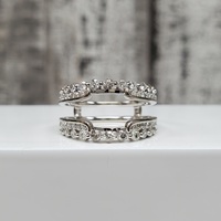 14K Diamond Jacket Enhancer Band Ring