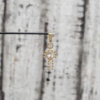 14K CZ Child Pendant
