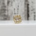 10K Diamond Cluster Single Stud Earrings w/ Screwback