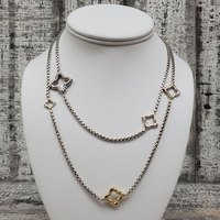 925/14K David Yurman Quatrefoil Necklace